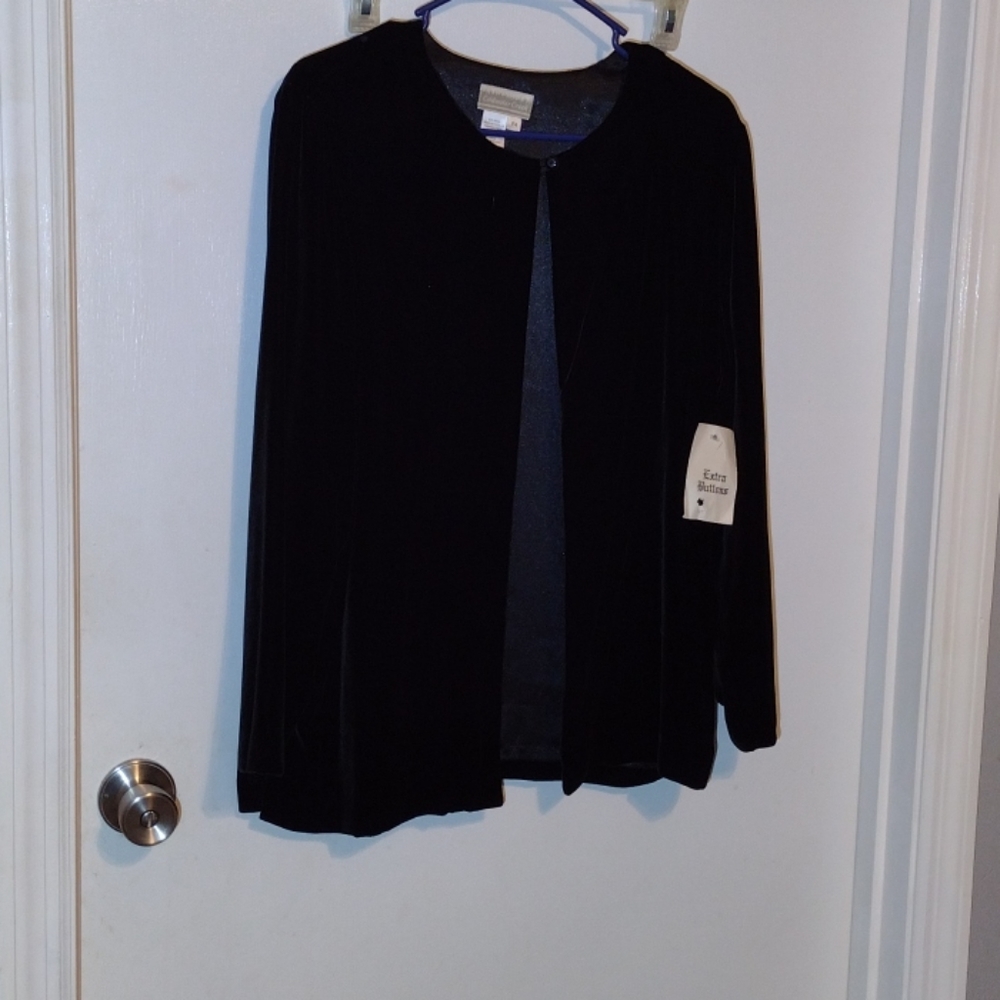 Velvet cardigan